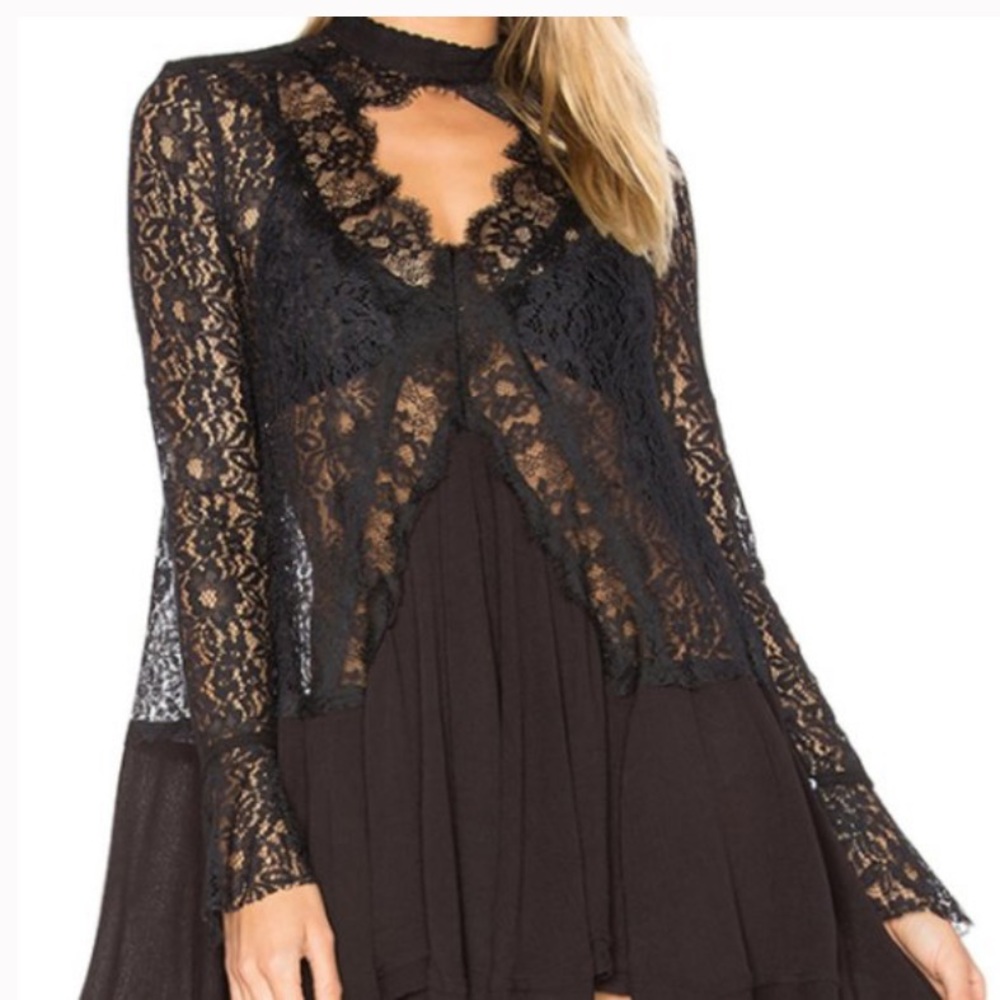 Lace Sheer Free People Dress